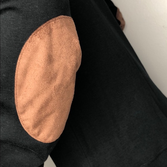 Lauren Ralph Lauren black top & faux suede trim - Picture 4 of 10